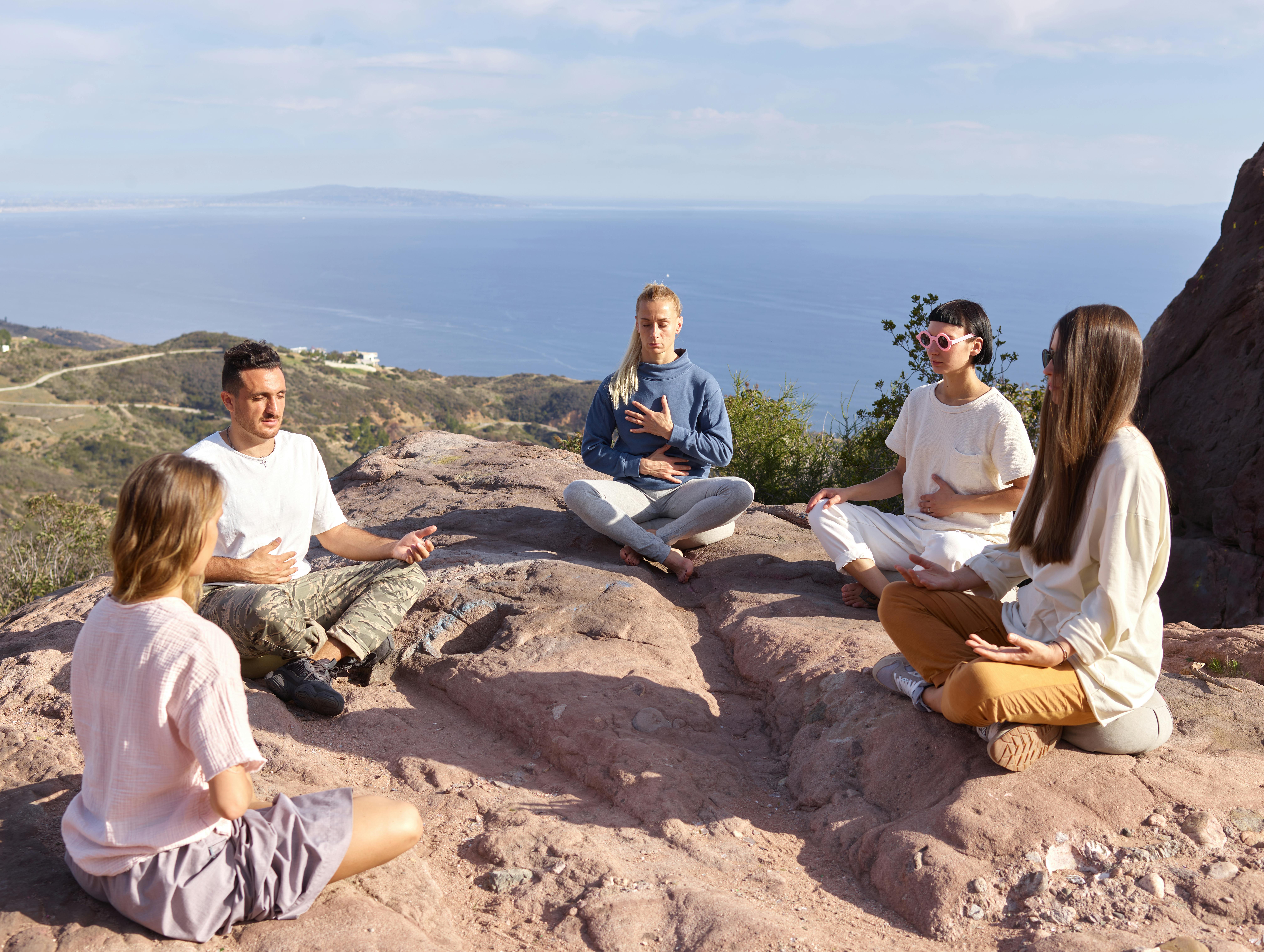 Morning journal and coffee on a wooden desk